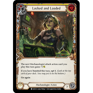 FaB Löskort: Arcane Rising Unlimited: Locked and Loaded (Yellow)