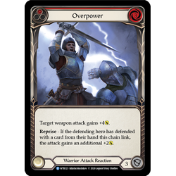 FaB Löskort: Welcome to Rathe Unlimited: Overpower (Red)