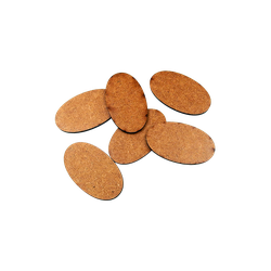HDF 3mm Bases, Oval 75x42mm (6)