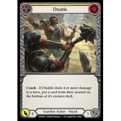 FaB Löskort: Welcome to Rathe: Disable (Yellow)