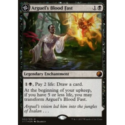 Magic löskort: From the Vault: Transform: Arguel's Blood Fast / Temple of Aclazotz (Foil)