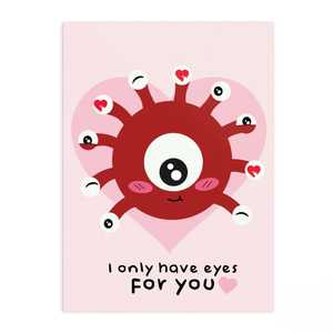 Hälsningskort Only Eyes for You