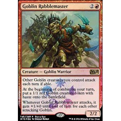 Magic löskort: Magic 2015: Goblin Rabblemaster (Buy-a-box Promo Foil)