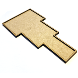 HDF - MDF Movement Tray for 30x60mm Lance for 6 bases
