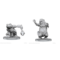 Pathfinder Battles Deep Cuts (Unpainted): Boggard Scout & Castoroides
