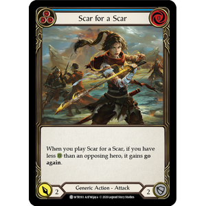 FaB Löskort: Welcome to Rathe Unlimited: Scar for a Scar (Blue)
