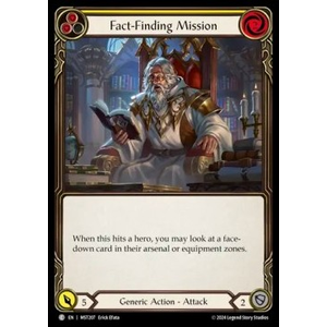 FaB Löskort: Part the Mistveil: Fact-Finding Mission (Yellow) (Rainbow Foil)