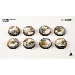Battle Ready Bases - Winter 28mm Round (8)