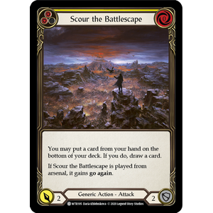 FaB Löskort: Welcome to Rathe Unlimited: Scour the Battlescape (Yellow)