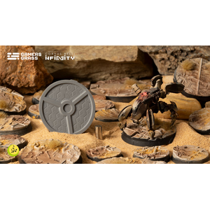 Battle Ready Bases: Dunes of Bourak 40mm Round for Infinity (4)