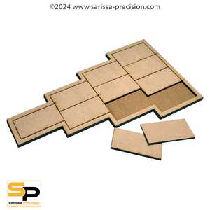 10 Knight Arrowhead Movement Tray for 30x60mm bases