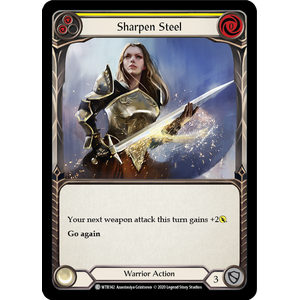 FaB Löskort: Welcome to Rathe Unlimited: Sharpen Steel (Yellow) (Rainbow Foil)