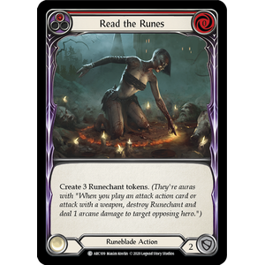 FaB Löskort: Arcane Rising Unlimited: Read the Runes (Red)