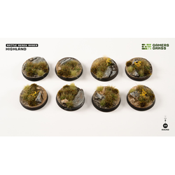 Battle Ready Bases - Highland 28mm Round (8)