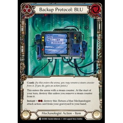 FaB Löskort: Bright Lights: Backup Protocol: BLU (Rainbow Foil)
