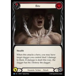FaB Löskort: The Hunted: Bite (Red) (Rainbow Foil)