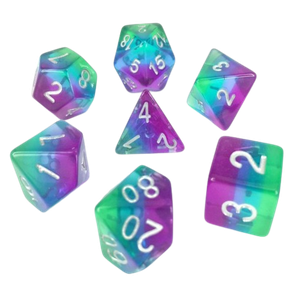 Vaettir Workshop: 7-Die Set Blue Aurora