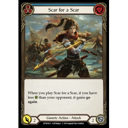 FaB Löskort: Welcome to Rathe Alpha: Scar for a Scar (Blue)