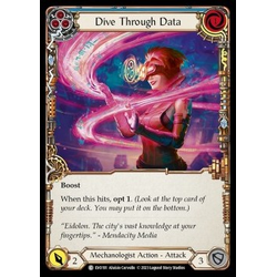 FaB Löskort: Bright Lights: Dive Through Data (Blue)