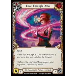 FaB Löskort: Bright Lights: Dive Through Data (Red)