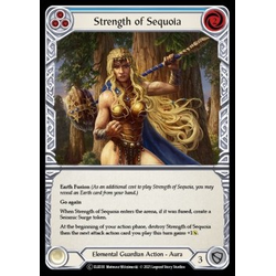 FaB Löskort: Tales of Aria Unlimited: Strength of Sequoia (Blue) (Rainbow Foil)