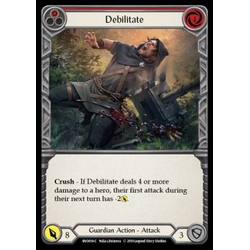 FaB Löskort: Welcome to Rathe - Hero Deck: Debilitate (Red)