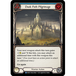 FaB Löskort: Monarch Unlimited: Dusk Path Pilgrimage (Blue) (Rainbow Foil)