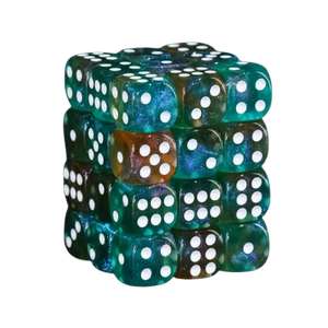 Vaettir Workshop: D6 Dice Cube 12mm Tranquil World (36)