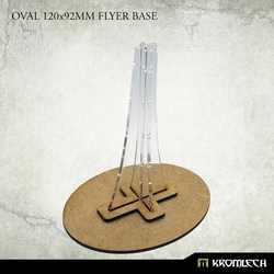 Oval 120x92mm Flyer Base