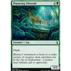Magic löskort: Amonkhet: Pouncing Cheetah