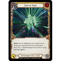 FaB Löskort: Arcane Rising Unlimited: Zero to Sixty (Yellow)