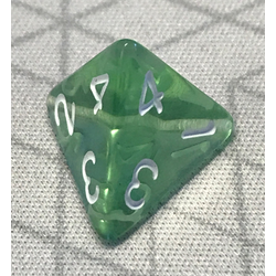 Transparent: Green/White (D4)