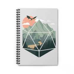Spiral Notebook Scenic D20