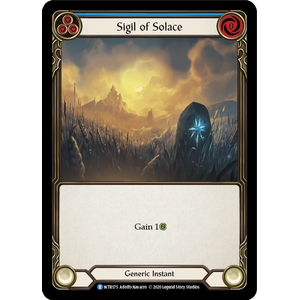 FaB Löskort: Welcome to Rathe Unlimited: Sigil of Solace (Blue)