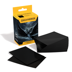 Card Sleeves Standard Pure Black (104 in box) (Asgaardian)