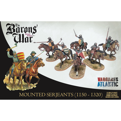 Age of Chivalry: Mounted Serjeants (1100-1350) (Plastic) (12)