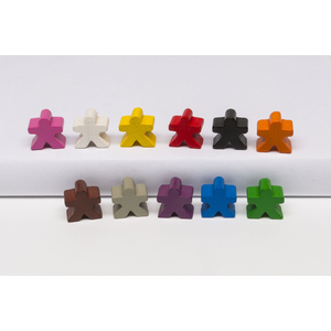 Spelpjäs: Meeple People - black (1st)