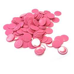 Counting Chips: Pink 15mm (100)