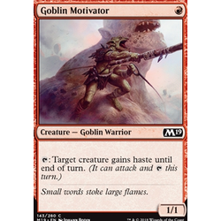 Magic löskort: Core Set 2019: Goblin Motivator