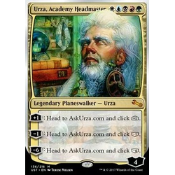 Magic löskort: Unstable: Urza, Academy Headmaster (Foil)
