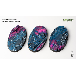 Battle Ready Bases: Alien Infestation 75mm Oval (3)
