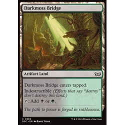 Magic löskort: Commander: Duskmourn: Darkmoss Bridge