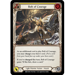 FaB Löskort: Monarch Unlimited: Bolt of Courage (Yellow)