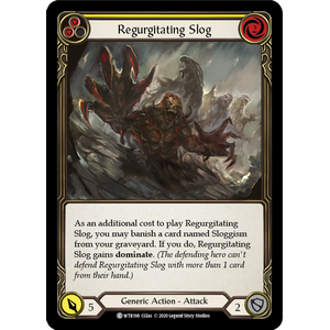 FaB Löskort: Welcome to Rathe Unlimited: Regurgitating Slog (Yellow) (Rainbow Foil)