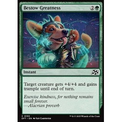 Magic löskort: Magic: Aetherdrift: Bestow Greatness (Foil)