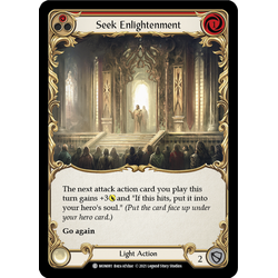 FaB Löskort: Monarch Unlimited: Seek Enlightenment (Red) (Rainbow Foil)