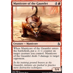 Magic löskort: Amonkhet: Manticore of the Gauntlet